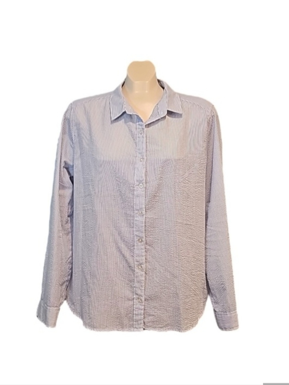 🌺 Bluenotes Boyfriend Blouse, Size L